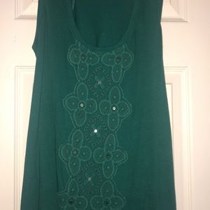 Fossil brand embellished tank.